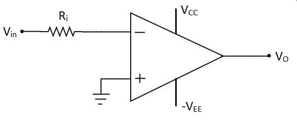 Configuration of Op-Amp 1 open loop configuration of op amp,