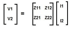 Verify Z-Parameters of Two-port Network 2 To calculate and verify Z-parameters of two-port network