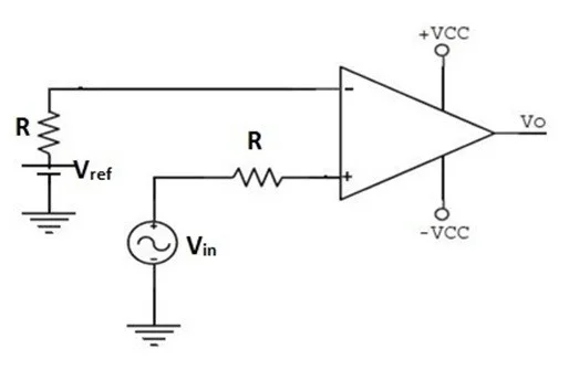 Comparator Using Op-Amp 5 Comparator Using Op-Amp